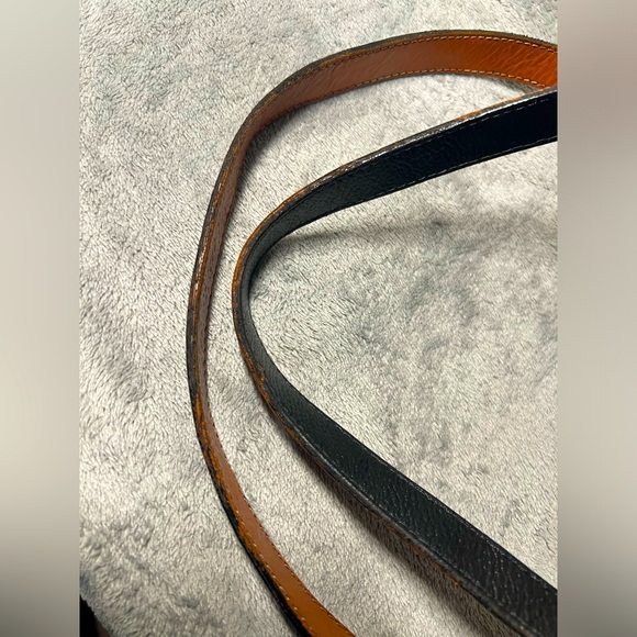 Bally Handbag in Black and Tan, EUC - Picture 5 of 14